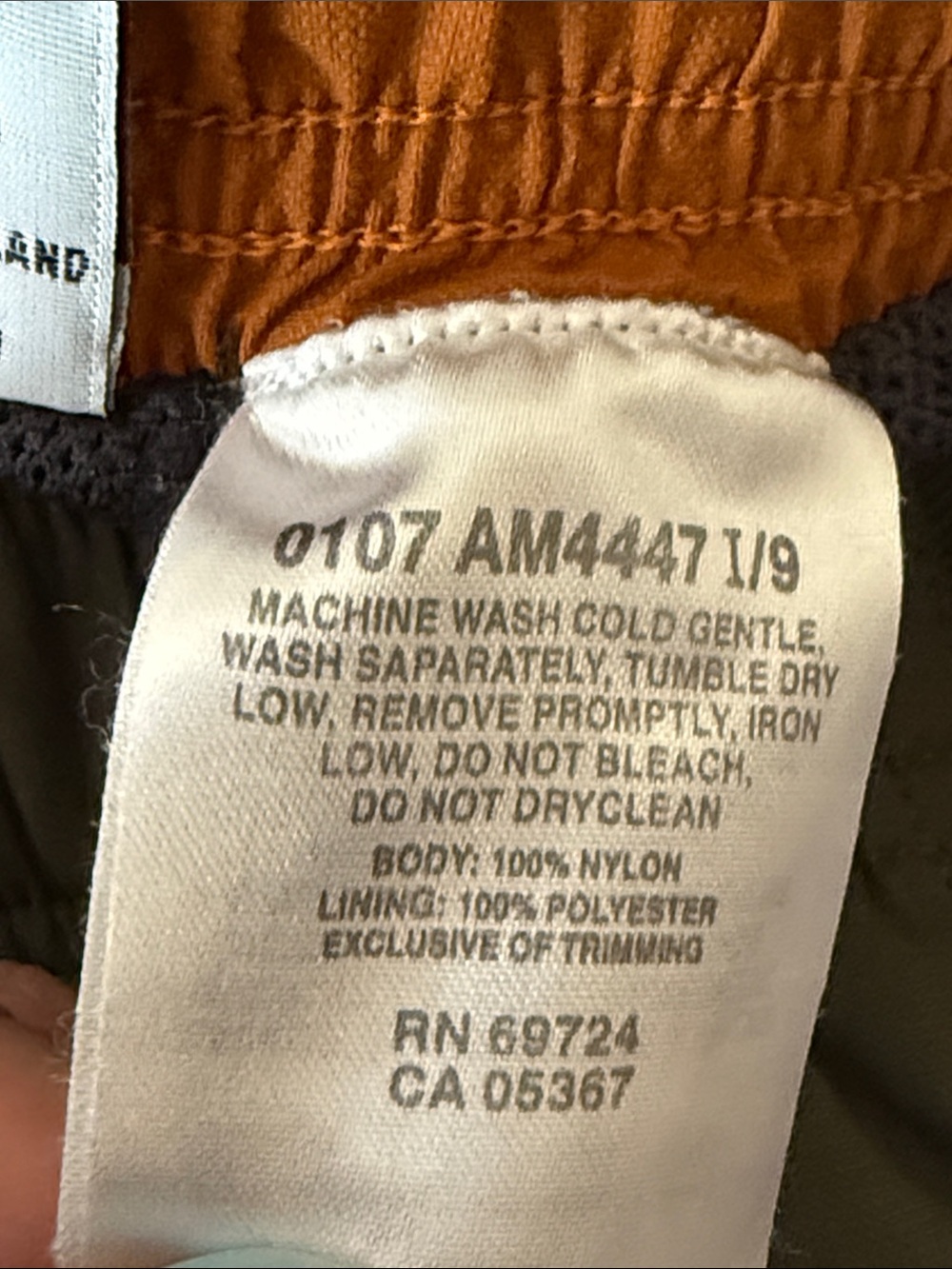 Columbia Men’s Olive Cargo Shorts w Built-In Belt Size Large - Picture 9 of 10